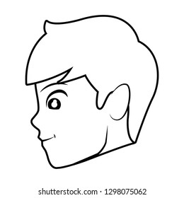 young man cartoon