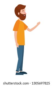 young man cartoon