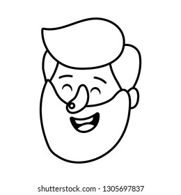 young man cartoon