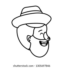young man cartoon