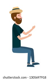young man cartoon
