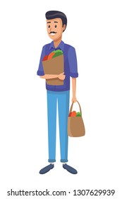 young man cartoon