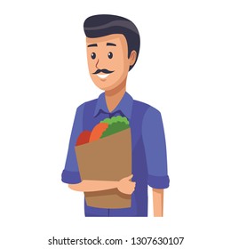 young man cartoon