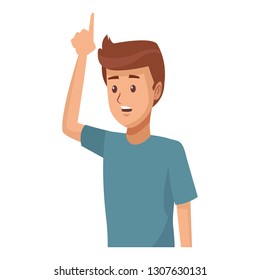 young man cartoon
