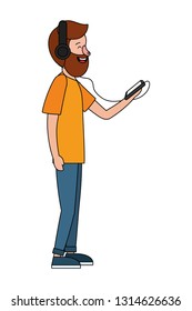 young man cartoon