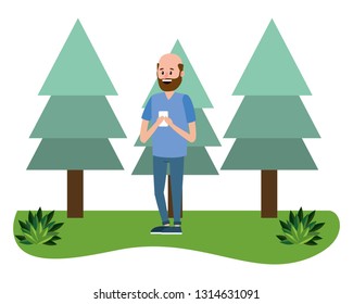 young man cartoon