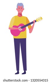 young man cartoon