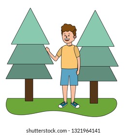young man cartoon