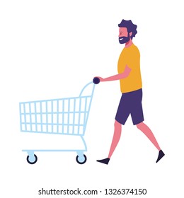 young man cartoon