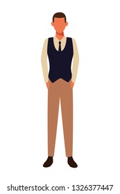 young man cartoon