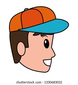 young man cartoon