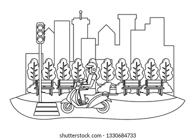 young man cartoon