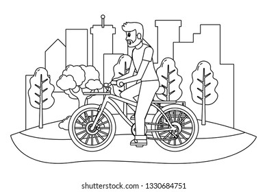 young man cartoon