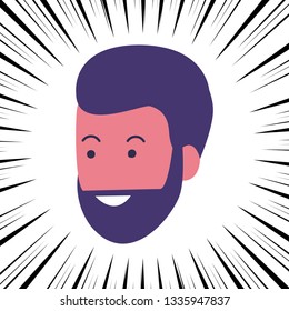 young man cartoon