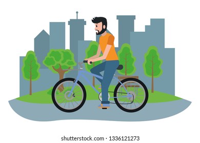 young man cartoon