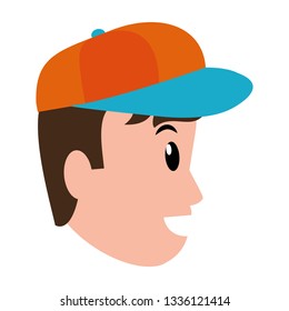 young man cartoon
