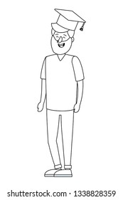 young man cartoon