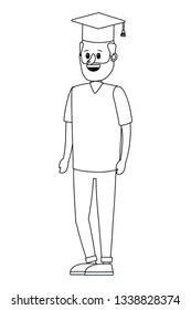 young man cartoon