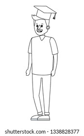 young man cartoon