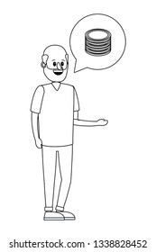 young man cartoon