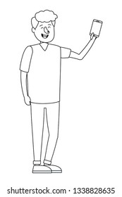 young man cartoon