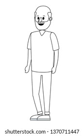 young man cartoon