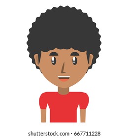 Young man cartoon