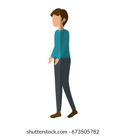 Young man cartoon