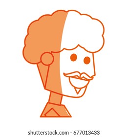 Young man cartoon