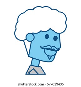 Young man cartoon