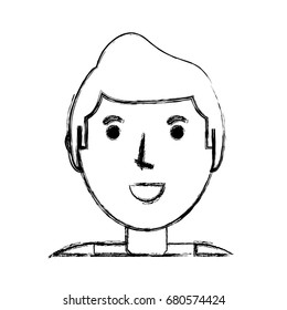Young man cartoon
