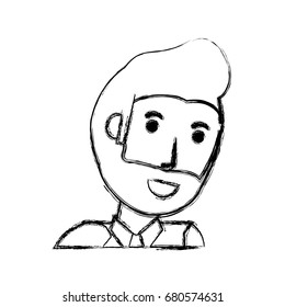 Young man cartoon