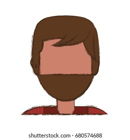 Young man cartoon