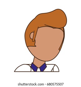 Young man cartoon
