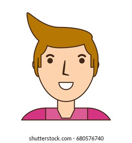 Young man cartoon