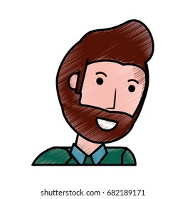 Young man cartoon