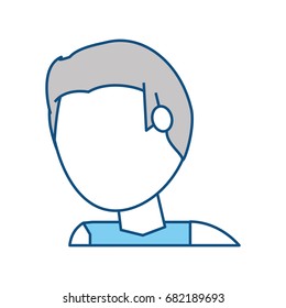 Young man cartoon
