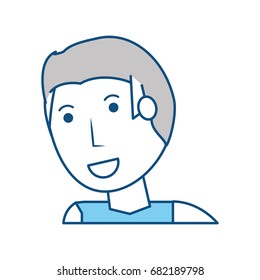 Young man cartoon