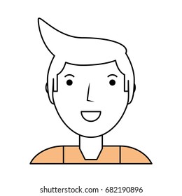 Young man cartoon
