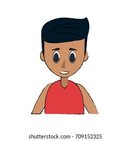 Young man cartoon