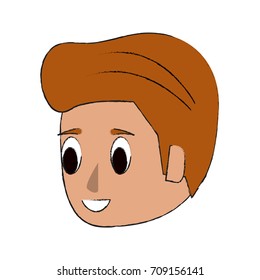Young man cartoon