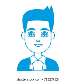 Young man cartoon