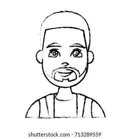 Young man cartoon