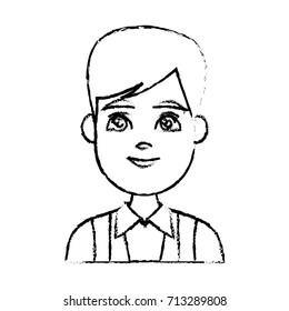 Young man cartoon