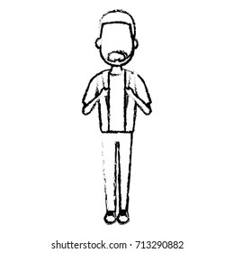 Young man cartoon