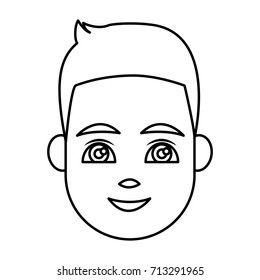 Young man cartoon