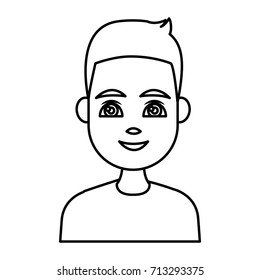 Young man cartoon