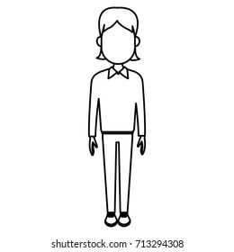 Young man cartoon