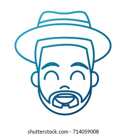 Young man cartoon