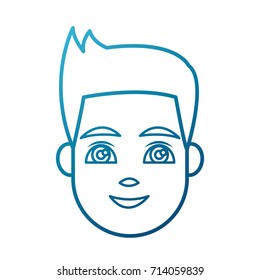 Young man cartoon